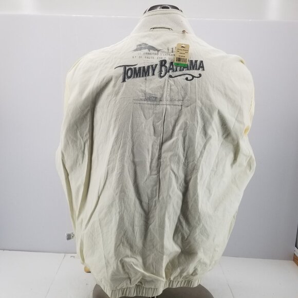 Tommy Bahama Mens  Sand Catalina Cruiser T5488 Full Zip Cotton Nylon Jacket Sz L - Picture 9 of 13